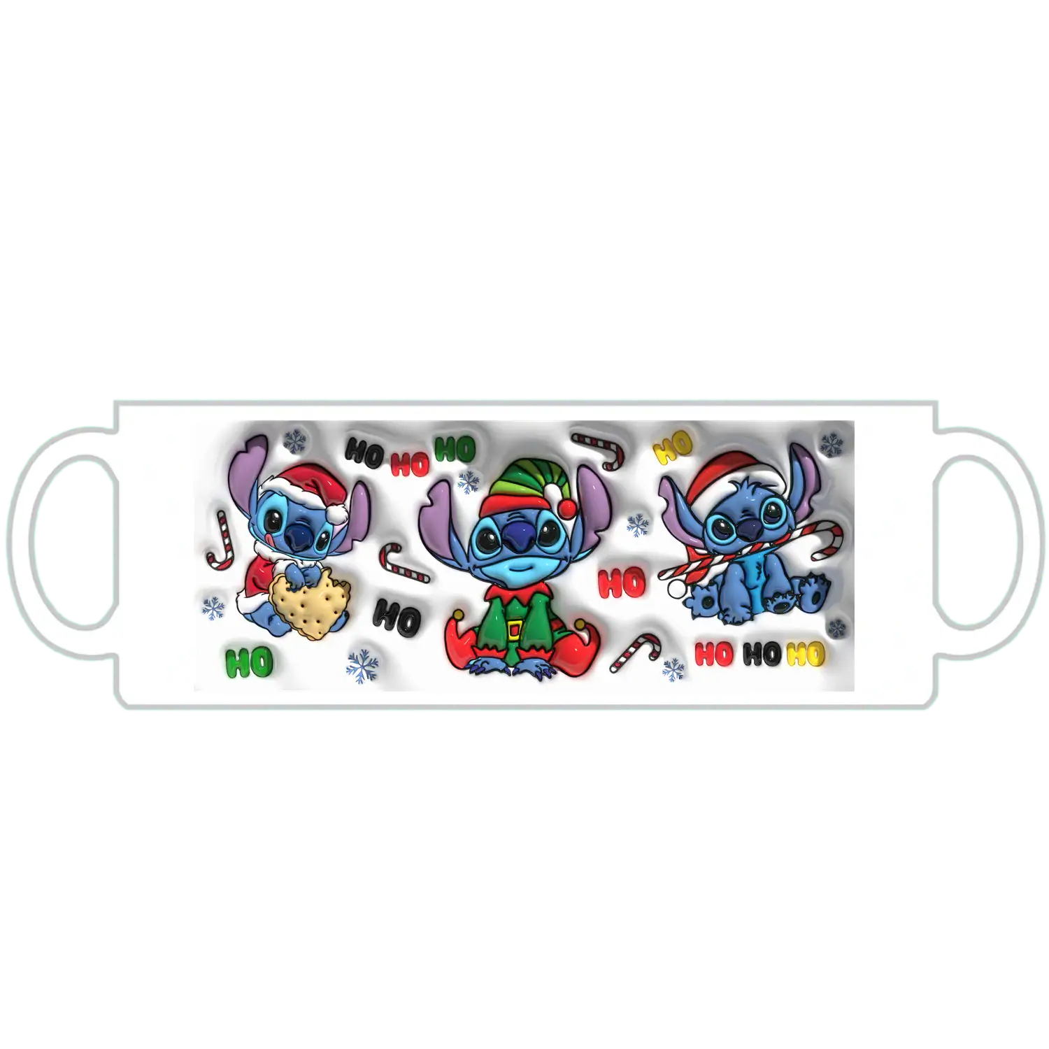 Stitch HoHoHo bögre