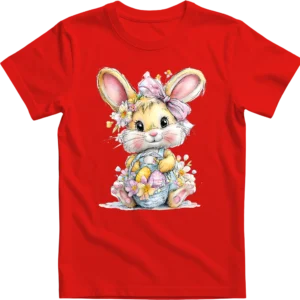 Húsvéti nyuszi kosárral